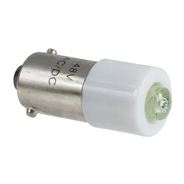 LED BA9 fogl., Zöld, 6V / 1,2W