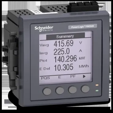 Pm5560 teljmérő,modbus ethernet, memória,4 di / 2