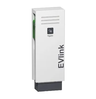 Evlink álló elektromos autótöltő állomás 2x T2 22kW rfid kártya