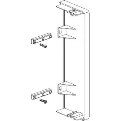 Optiline végzáró 185X55 alu-szürke optiline70 alu-szürke