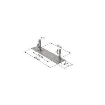 Lábazat összekötő adapter 320mm znpla/zhpla lábazat adapter 320-as