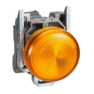 HARMONY ATEX D komplett LED jelzőlámpa O22 fém sárga 240V AC