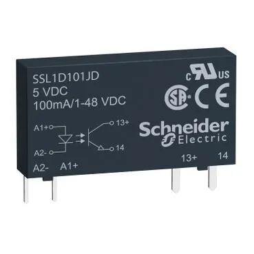 SSL sorkapocs szilárdtestrelé DC kapcsolás 1NO 1-48V DC 100MA 12V DC