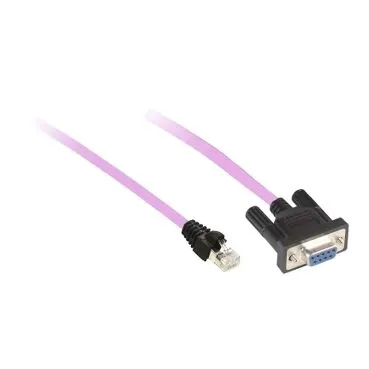 Caponen kábel 3M, SUB-D 9  anya /RJ45