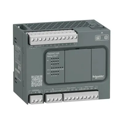 MODICON M200 EASY PLC 16 I/O1XRS48 5 relés kimenet 230V AC