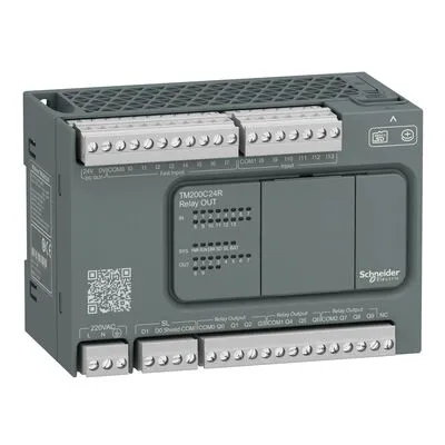 MODICON M200 EASY PLC 24 I/O1XRS48 5 relés kimenet 230V AC