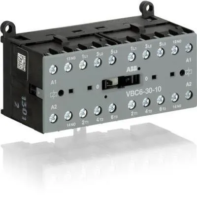 Kontaktor 4kW/8A vbc6-30-01 220V/DC AC3 3P+1nc csavaros csatl.