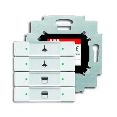 Knx standard controll, fehér 4/8 gang, fm sensors solo