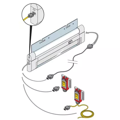 Fénycsöves lámpa 15W 230V w=430mm