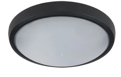 LED lámpatest 6W 4000K kerek LED lamp oval brLED 6W black IP54