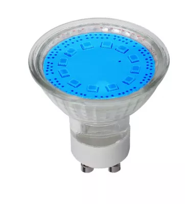 LED GU10 3W kék LED lámpa SMD2835 3W GU10 230V 3000K