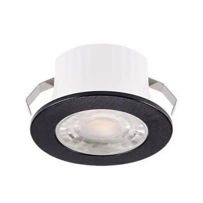 LED MENNYEZ.3W 4000K 230V 245Im FEK. FIN LED C 3W BLACK 4000K