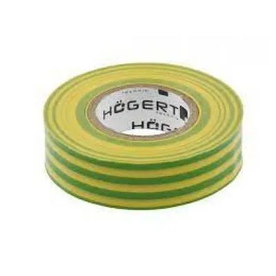 HÖGERT szigetelőszalag 20x19mm zöld/sárga pvc