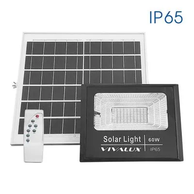 LED fényvető szolár 60W 550Im IP65 6500K iskola LED