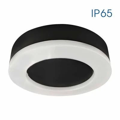 LED MENNY.15W 4000K 900Im 230V IP54 DOLCE FEKETE/FEHÉR