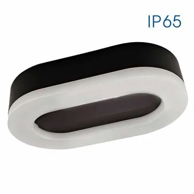 LED MENNY.11W 4000K 770Im 230V IP54 DOLCE FEKETE/FEHÉR