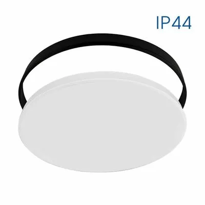 LED mennyezeti lámpa 24W 4000K 1900Im IP44 SIRI fekete/fehér 230V 320x250mm