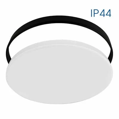 LED mennyezeti lámpa 32W 4000K 2560Im IP44 SIRI fekete/fehér 230V 380x80mm