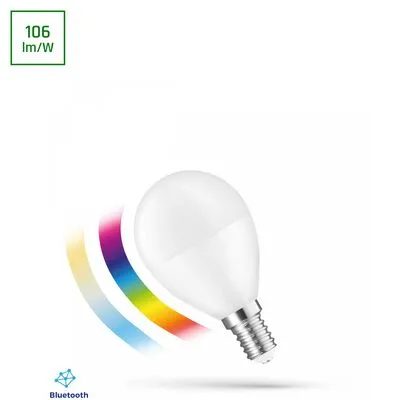 LED E14 4,9W RGBW SMART 520Im @