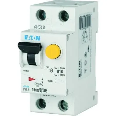 Moeller PFL6 6A 1P+N c 30MA AC 6kA