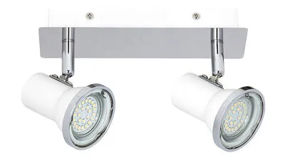 STEVE spot LED GU10 2X4 5W fehér/króm IP44