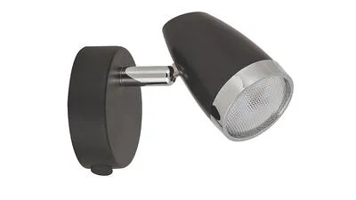 KAREN spot LED 1X4W antracit/króm