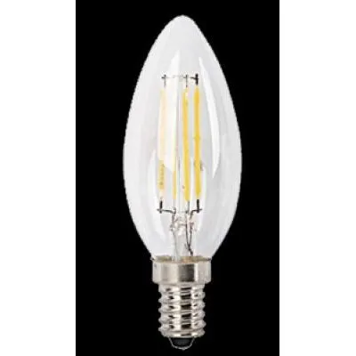 LED E14 4W gyertya 2700K 450LM @