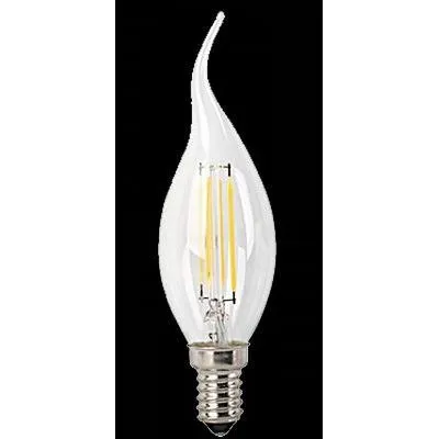 LED E14 4W láng gyertya 2700K 450lm@