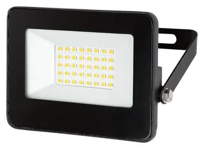 FLOOD reflektor LED 20W/2200lm fekete@ IP65 4000K