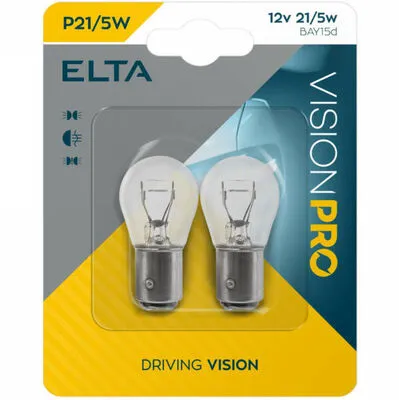 AUTÓ 12V 21/5W BAY15D 2DB/CSOMAG!! Elta Vision Pro P21/5W 12V 596867237