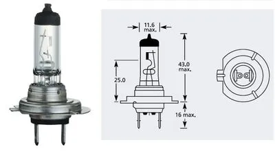 HAAU H7 12V 55W PX26D @ 497101265