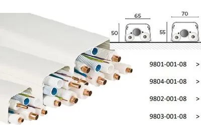 Klíma csatorna 65x50 2m/db