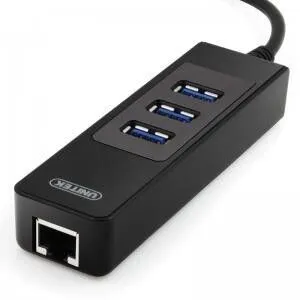 USB 3.0 HUB 3 és GIGABIT ETHERNET A Unitek