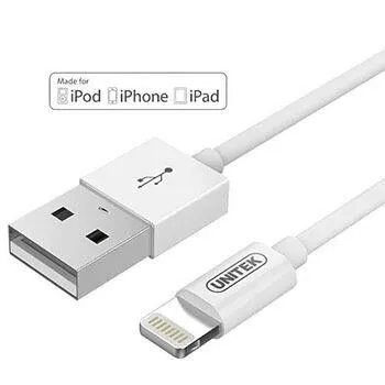 iPHONE 6 USB LIGHTING KÁBEL 1M UNITEK (Y-C499WH)