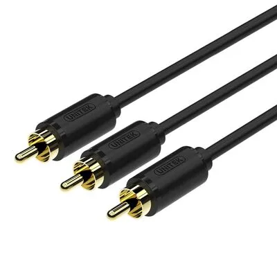 PRÉMIUM 3x RCA AUDIÓ VIDEÓ KÁBEL 1. Unitek