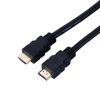 HDMI KÁBEL 5m ETHERNET FEKETE AK-330114-050-S ; ARANYOZOTT CSATL.