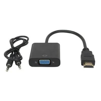 HDMI - VGA + AUDIÓ ÁTALAKÍTÓ ADAPTER Trusty