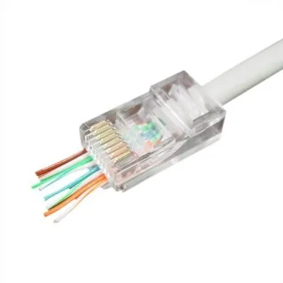 RJ45 CSAT.ALJ UTP CAT5E ÁTMENŐ (LC-PTU-01/100) 100DB / CSOMAG !!!!