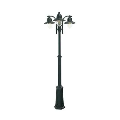 NORLYS NOR-373B Kültéri álló BLACK E27 3 X 57W / LED 9W TRIPLE