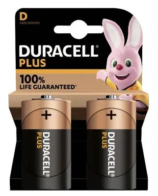 DURACELL GÓLIÁT ELEM PLUS 100%  MN1300 K2