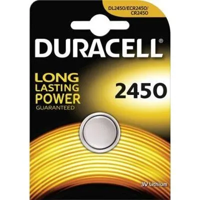 Duracell CR2450 3V DFN012 B1 alkáli@ cr 2450 3V / b lithium