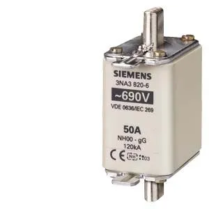 SIEMENS 3NA3817-6 NH-00 40A késes