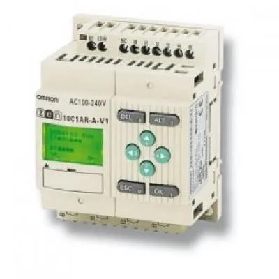 Omron zen-10c1dr-d-v2 plc relé 24vdc