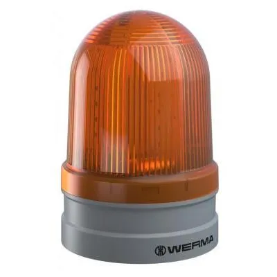 WERMA lámpa 12V AC sárga flash/evs