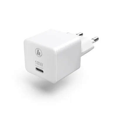 Univerzális hálózati USB type-c töltő  pd/qc  (18W), fehér