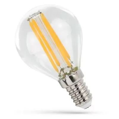 LED gömb E14 6W 2700K filament