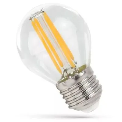 LED gömb E27 6W 4000K filament