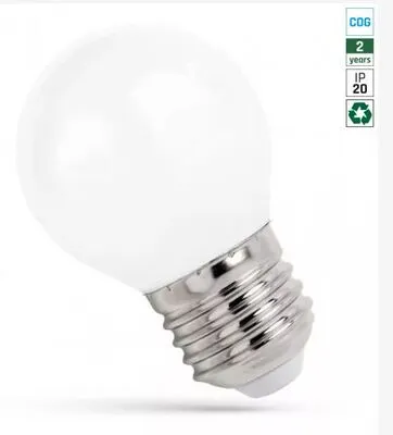 LED gömb E27 6W 2700K opál filament 750lm