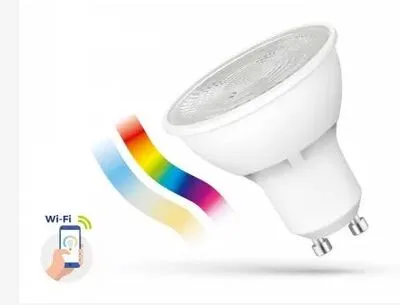 LED GU10 5W 50° smart!! @ 230V 5W rgbw+cct+dim wi-fi - smart