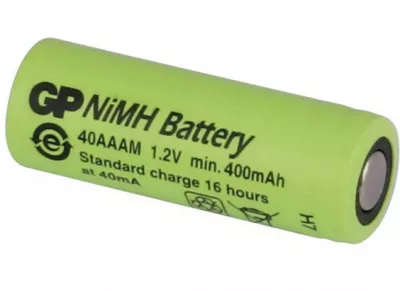 AKKU 1,2V 2/3 AAA 400mAh 2/3 AAA akku NiMH 1,2V 400 mAh, FlaP